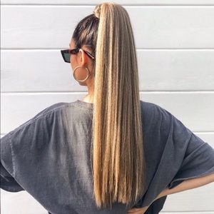 INH Hair Miya ponytail - mixed brown, new